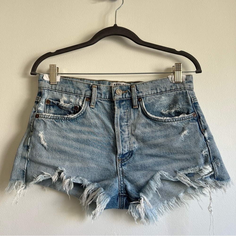 Agolde Parker Vintage Cut Off Shorts in Swapmeet - Picture 5 of 16